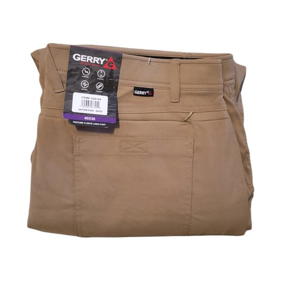 Gerry Mens Fleece Lined Stretch Hiking 